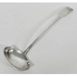 A Scottish silver ladle, dated 1810, (Approx weight 220g)