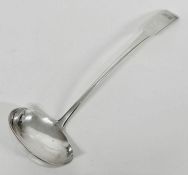 A Scottish silver ladle, dated 1810, (Approx weight 220g)