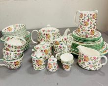 A Minton part dinner service "Haddon Hall"