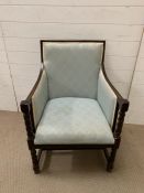 Queen Anne style lounge chair