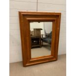 A large frame wall mirror by Halo (125cm x 90cm)