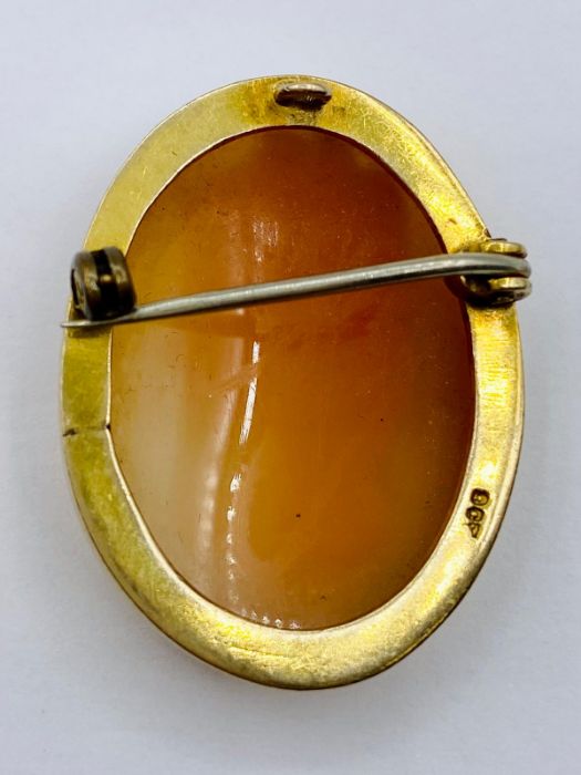 A Cameo Brooch set in 9ct gold - Image 3 of 3