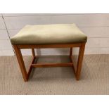 A G-Plan 19060's footstool with Darion seat pad (H38cm W40cm)