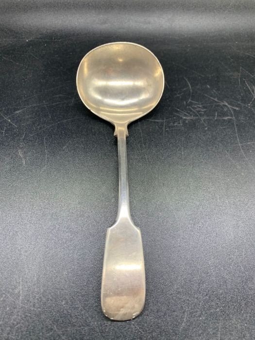 A 1902 Sheffield hallmark ladle. - Image 5 of 5