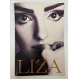 A large Liza Minnelli editorial magazine published in 1991