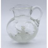 A Georgian glass jug