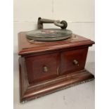 A 1925 His Masters Voice Gramophone