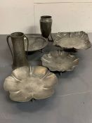 A selection of early 20th Century English Pewter