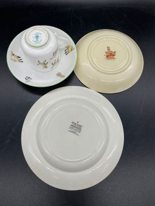 A small selection of nursery china to include Crown Staffordshire Georgie Porgie tea cup and - Image 2 of 2