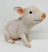 An ornament of a pig