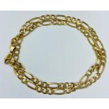 A 9ct gold necklace (Total Weight 13g)