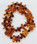 An Amber necklace