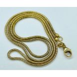 An 18ct gold necklace (Total Weight 5.5g)