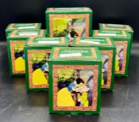 Royal Doulton Snow White and the Seven Dwarfs figures in original boxes.