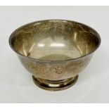 A Sterling silver bowl (91g)