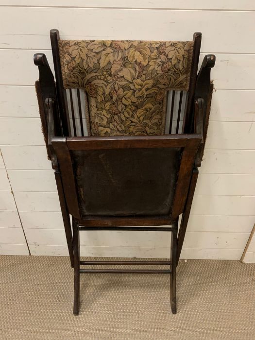 An Edwardian mahogany steamer chair - Image 6 of 6