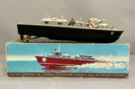 A boxed Vosper RAF toy boat