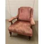 A Victorian Howard style chair