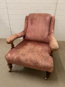 A Victorian Howard style chair