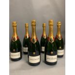 A Case of six bottles of Bollinger champagne