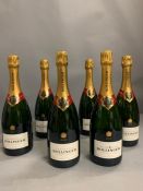 A Case of six bottles of Bollinger champagne