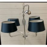 A contemporary glass and Perspex light by Heathfield Lighting (H52cm W67cm)