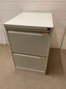 Two drawer filing cabinet