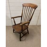 A Windsor farmhouse chair