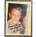 An Autographed photo of Roy Schneider