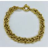 A 9ct (Marked 375) gold bracelet Total Weight 5.6g