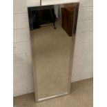 A long wall mirror (40cm x 105cm)