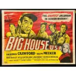 Big House Movie Poster with Broderick Crawford and Charles Bronson