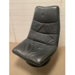 A Mid Century leather 1970's recliner easy chair