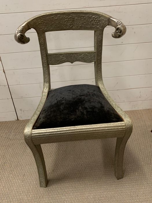 An Indian Dowry Chair - Image 2 of 5