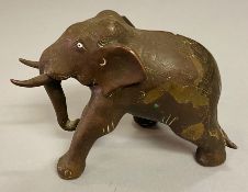 A Bronze elephant