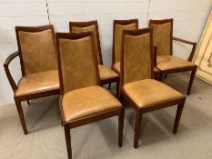 Six G-Plan dining chairs