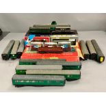 A selection of railway rolling stock etc, various makers.