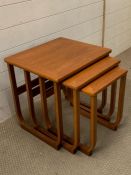 A Mid Century teak nest of tables by Parker Knoll