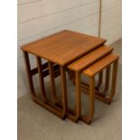 A Mid Century teak nest of tables by Parker Knoll