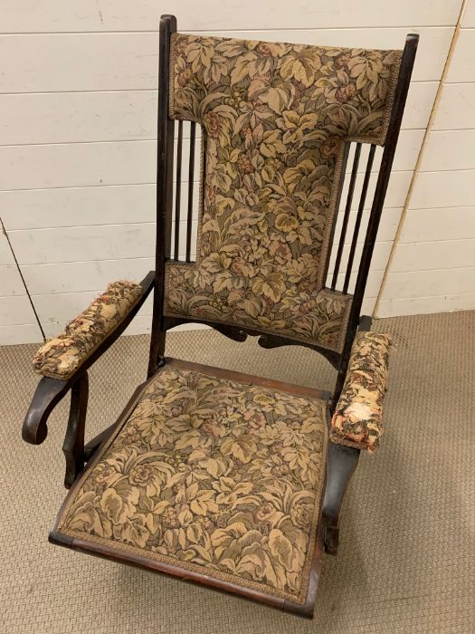 An Edwardian mahogany steamer chair - Image 2 of 6