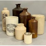 A selection of ceramic jars