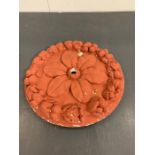 A plaster ceiling rose (Dia30cm)