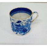 A Blue and white Copeland Spode cup