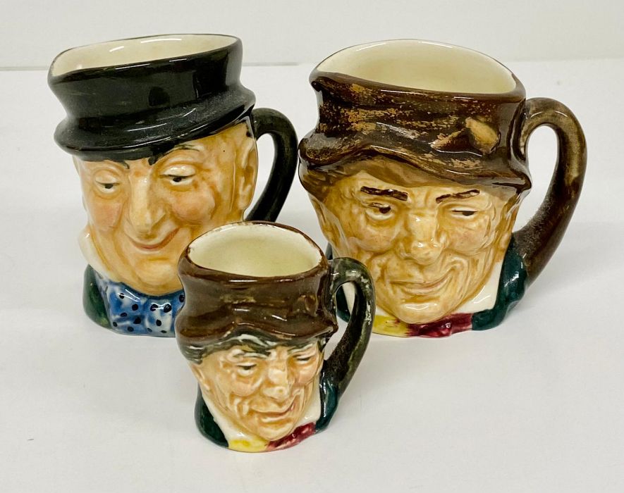 A selection of small character jugs including Royal Doulton - Image 7 of 8