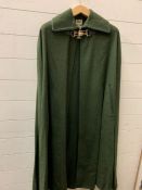 A Vintage Celine of Paris Green Cape.