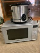 A Microwave and a slow cooker