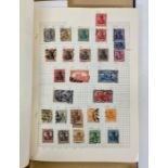 An album of pre decimal German stamps
