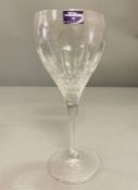 A Boxed set of Royal Worcester crystal wine glasses