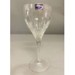 A Boxed set of Royal Worcester crystal wine glasses