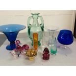 A Large collection of studio glass